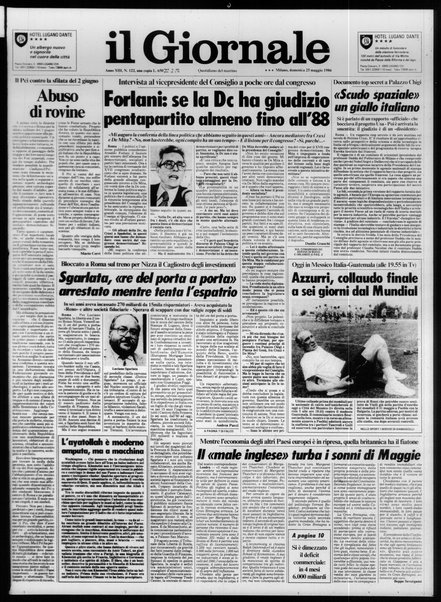 Il giornale : quotidiano del mattino